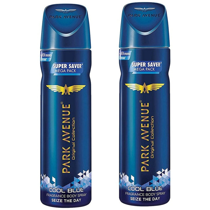 Park Avenue Men Set of 2 Cool Blue Seize The Day Fragrance Body Spray - 220 ml Each