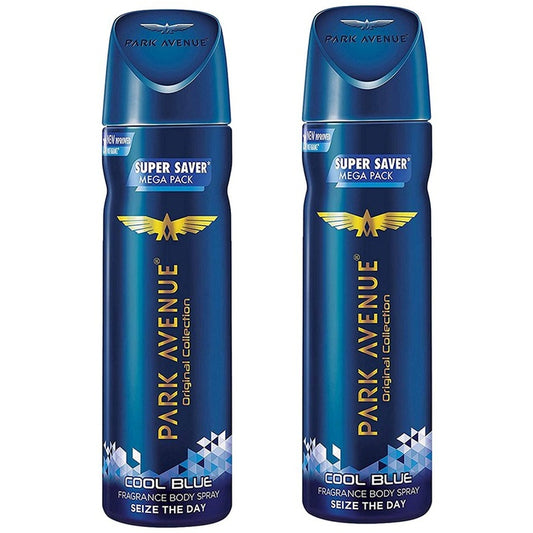 Park Avenue Men Set of 2 Cool Blue Seize The Day Fragrance Body Spray - 220 ml Each