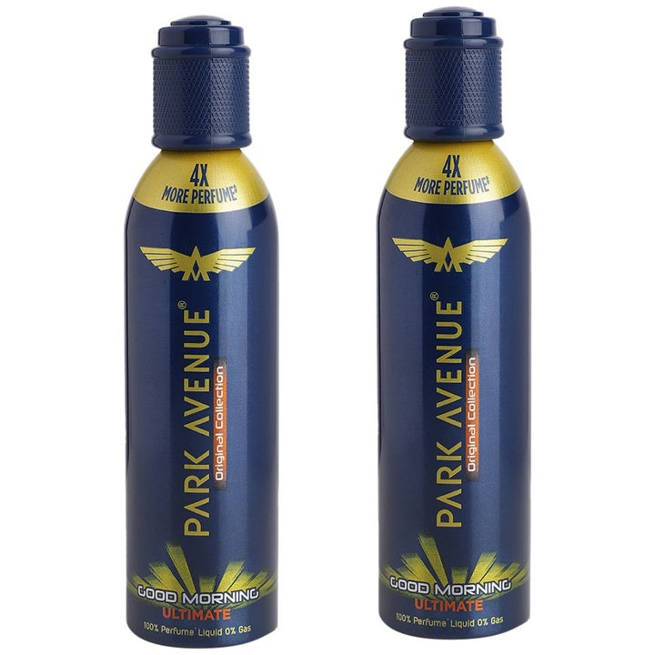 Park Avenue Men Set of 2 Good Morning Ultimate Perfume Body Spray - 130 ml Each