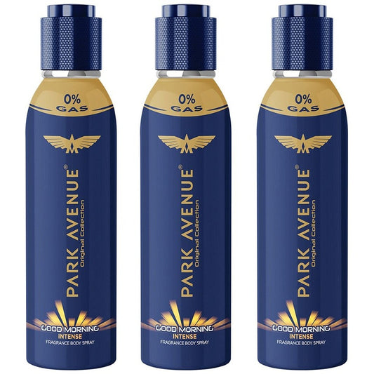 Park Avenue Men Set of 3 Good Morning Intense Body Spray - 120 ml each