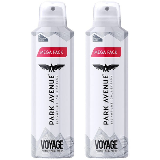 Park Avenue Men Set of 2 Mega Voyage Perfume Spray - 156g (220 ml) each