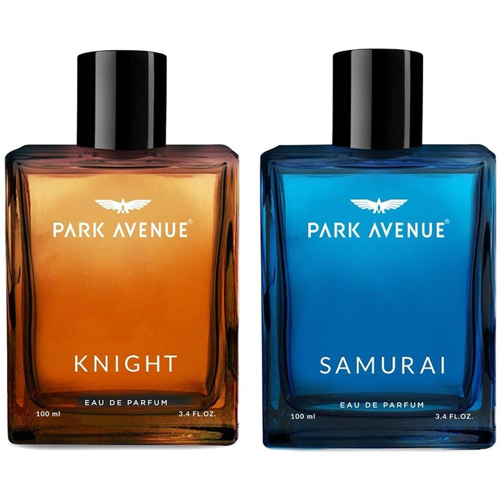 Park Avenue Men Set of 2 Luxury Long Lasting Eau De Parfum 100ml each - Samurai & Knight