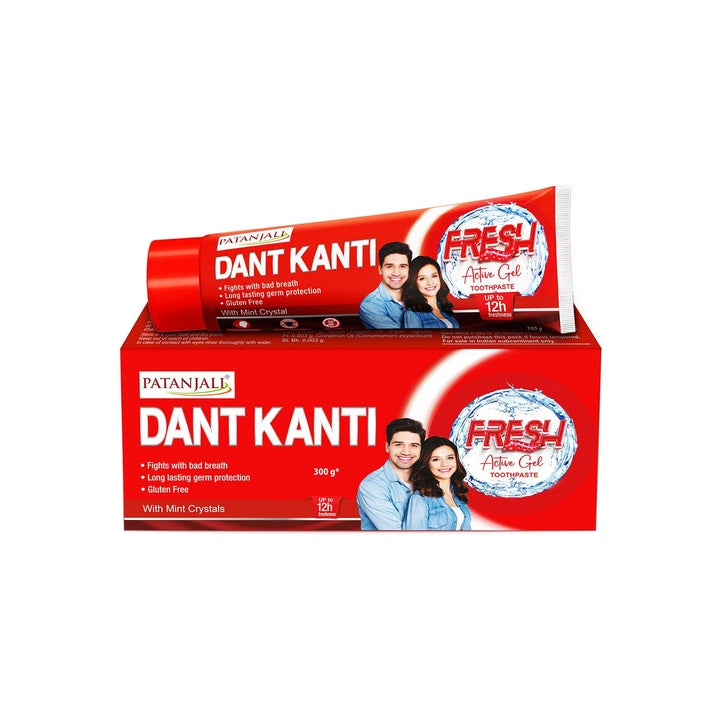 Dant Kanti Fresh Active Gel Toothpaste with Mint Crystal - 300 g