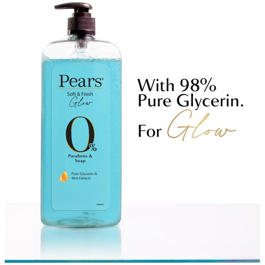 Pears Soft & Fresh Body Wash with Pure Glycerin & Mint Extract - 750 ml