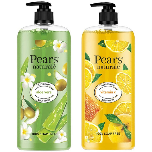 Pears Set of 2 Naturale Aloe Vera & Vitamin C Soap-Free Body Wash - 750ml each