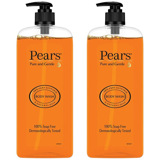 Pears Set of Pure & Gentle Body Wash with Pure Glycerin - 750 ml each