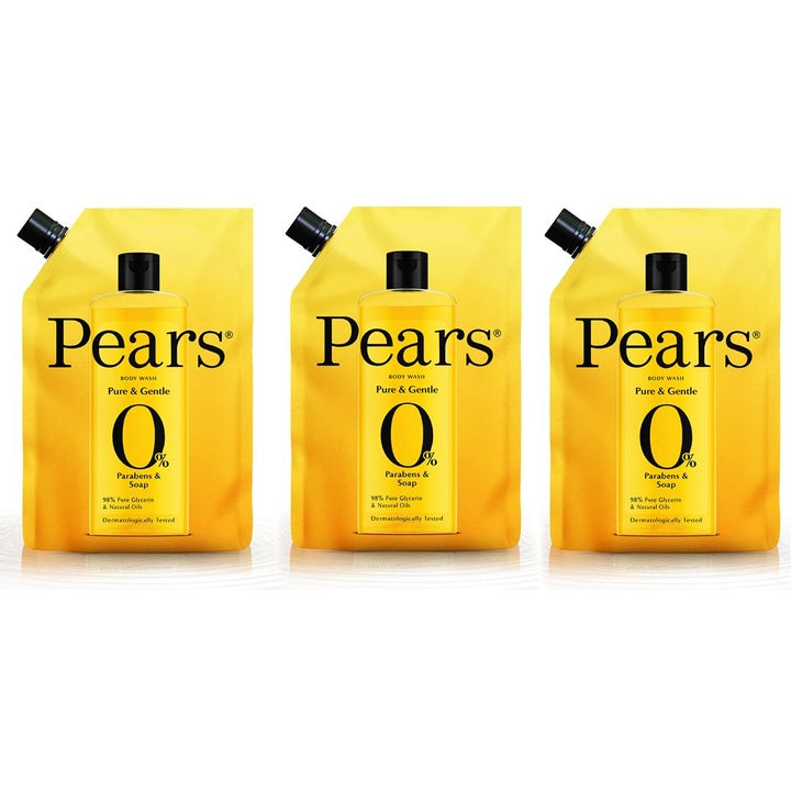 Pears Set of 3 Pure & Gentle Body Wash Refill Pouch - 400 ml each