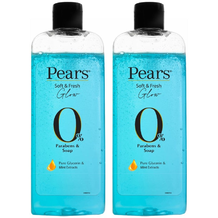 Pears Set of 2 98% Pure Glycerin Soft & Fresh Glow Body Wash - 250ml Each