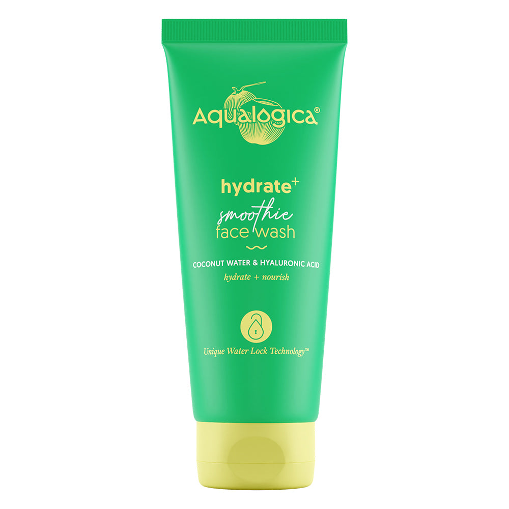 Aqualogica Hydrate+ Face Wash - Coconut Water & Hyaluronic Acid - 100 ml