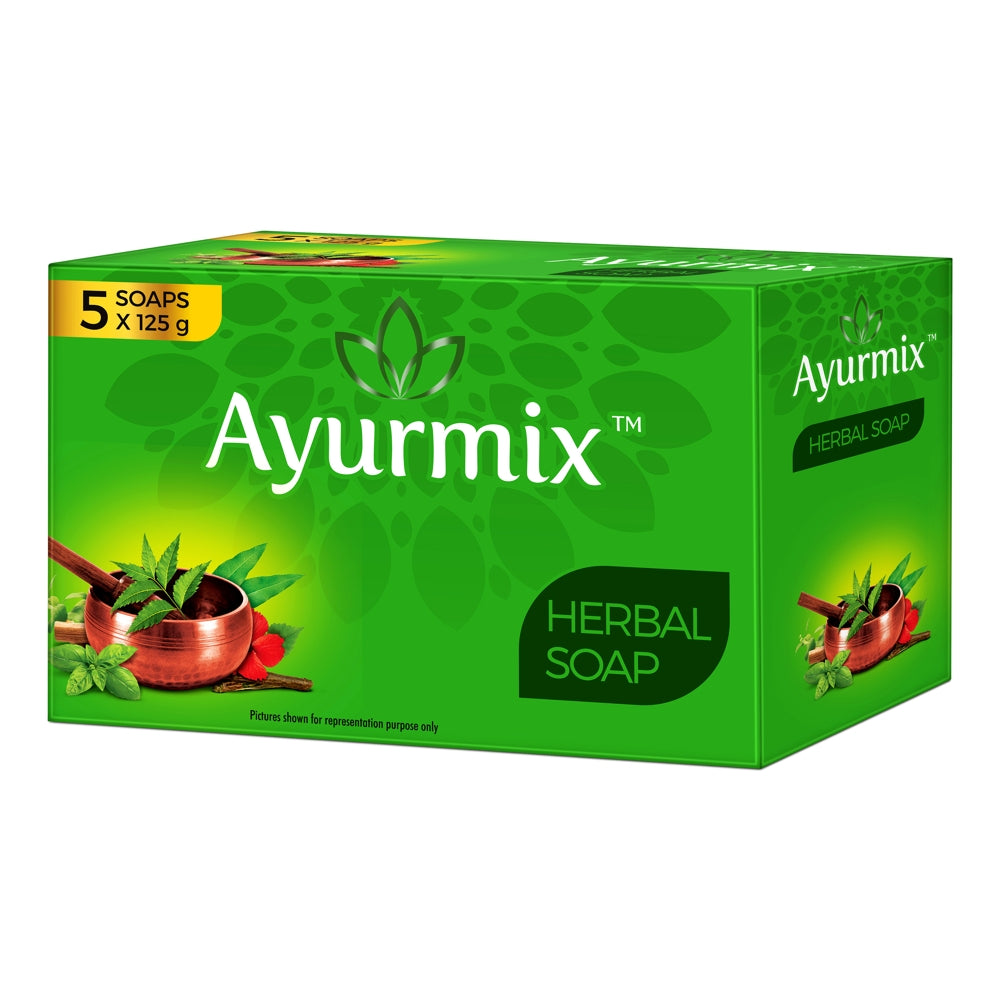 Ayurmix Herbal Soap - 125 g x 5 U