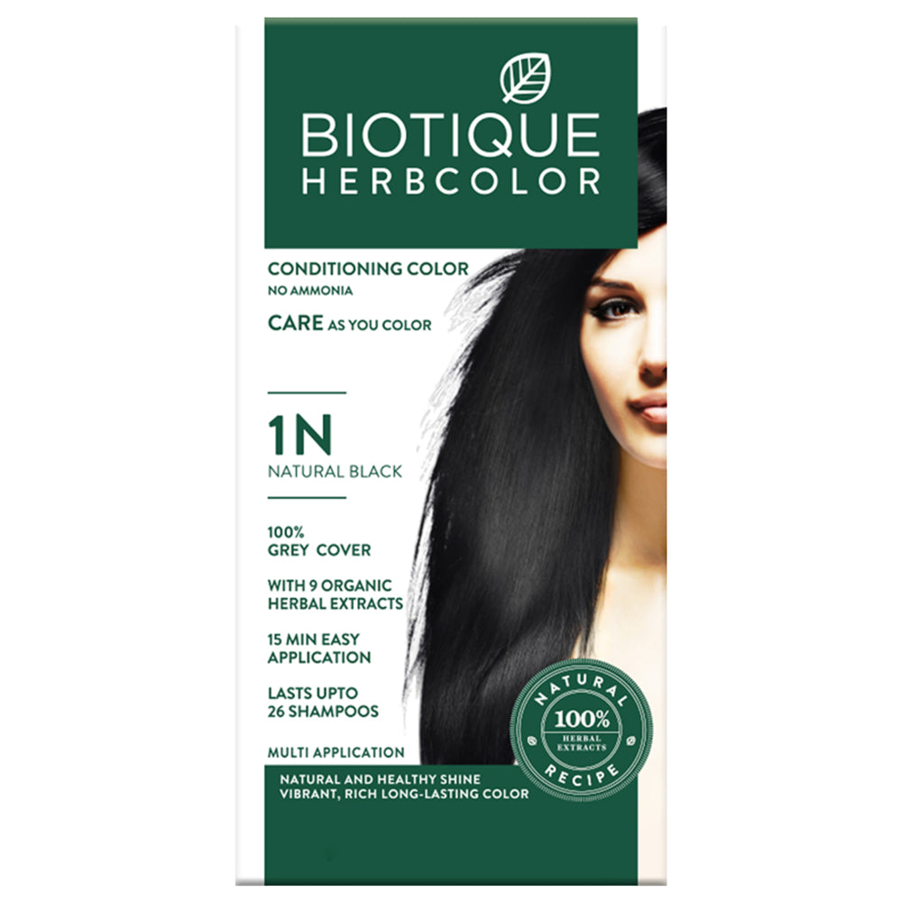 Biotique HerbColour 1N Natural Black - 110 ml