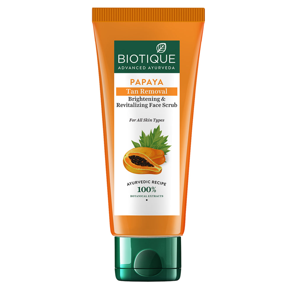Biotique Papaya Tan Removal Brightening & Revitalizing Face Scrub - 100 g