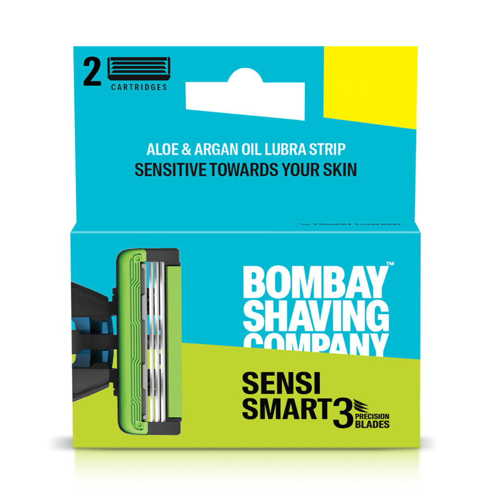 Bombay Shaving Company Sensi Smart 3 Cartridges 2 Pcs - 1 Unit