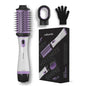Caresmith Bloom 2-in-1 Hair Volumizer Brush + Hair Dryer (Purple) - 1 U