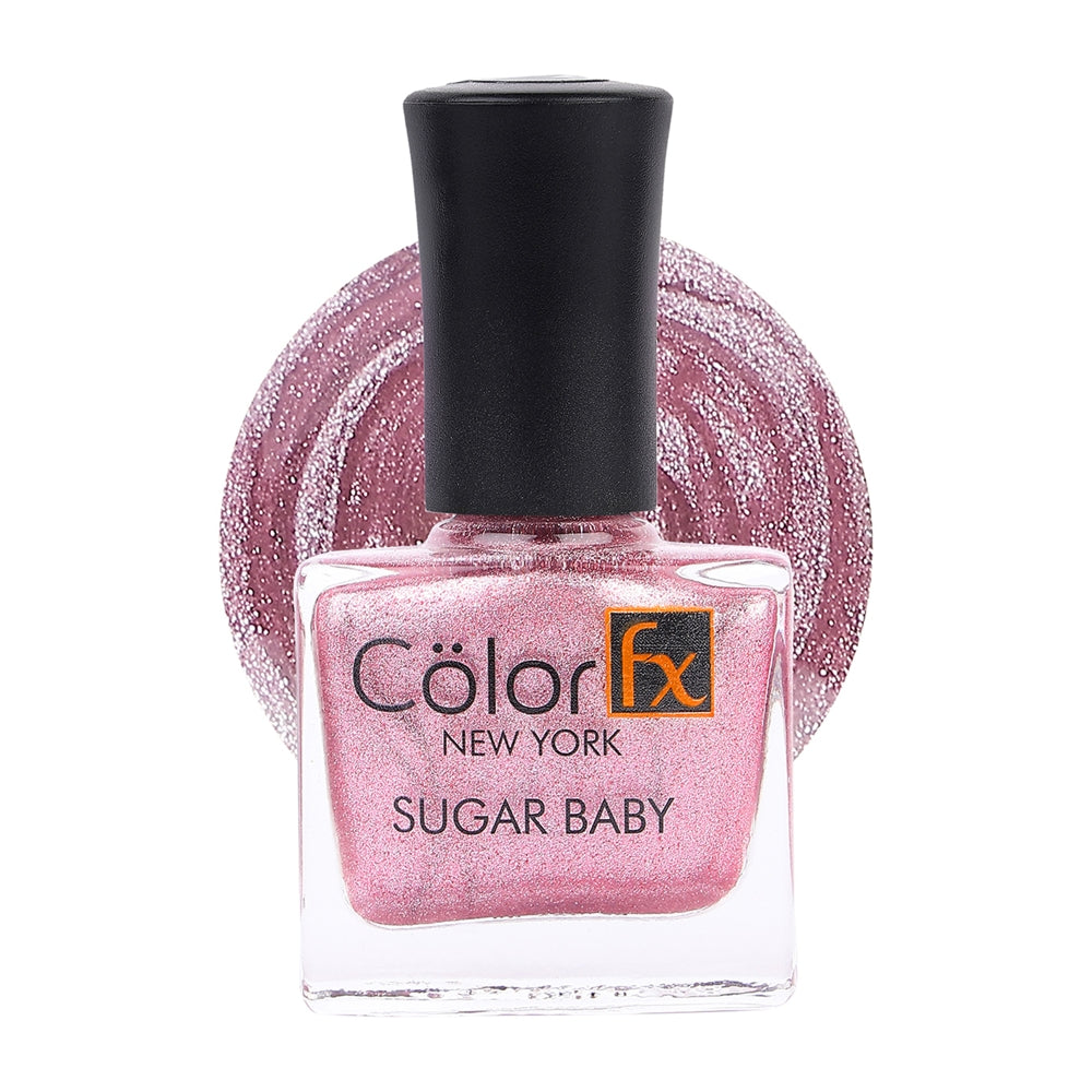 Colour Fx New York Sugar Baby 117 Nail Enamel - Pink - 9 ml
