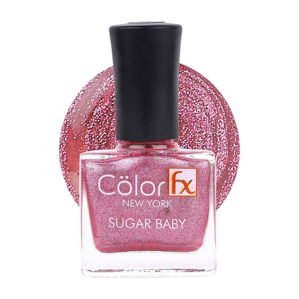 Colour Fx New York Sugar Baby 118 Nail Enamel - Pink - 9 ml