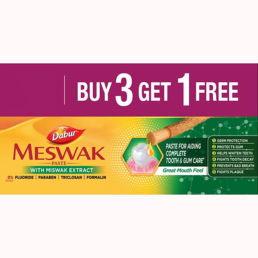 Dabur Meswak Toothpaste - 3 U x 150 g