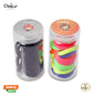 Deko 40P Rubber Band (Neon & Black) - Pack Of 40 - 1 U