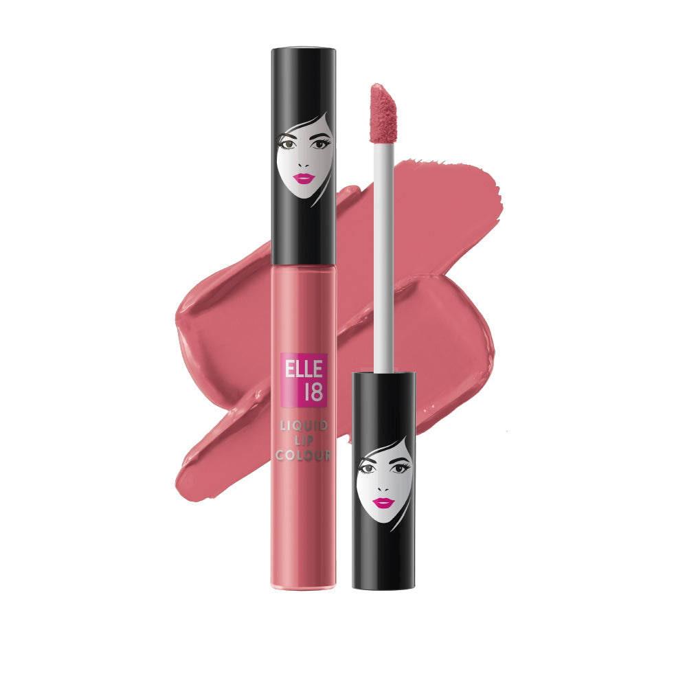 Elle 18 Liquid Lip Colour - Nutty Latte - Nude Pump