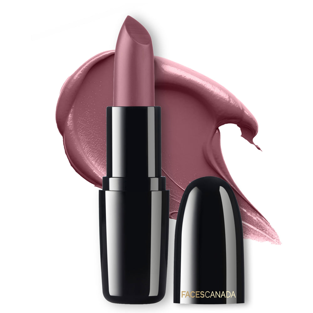 Faces Canada Creme Finish Lipstick - Love Nude 09 - Plum Peach 06