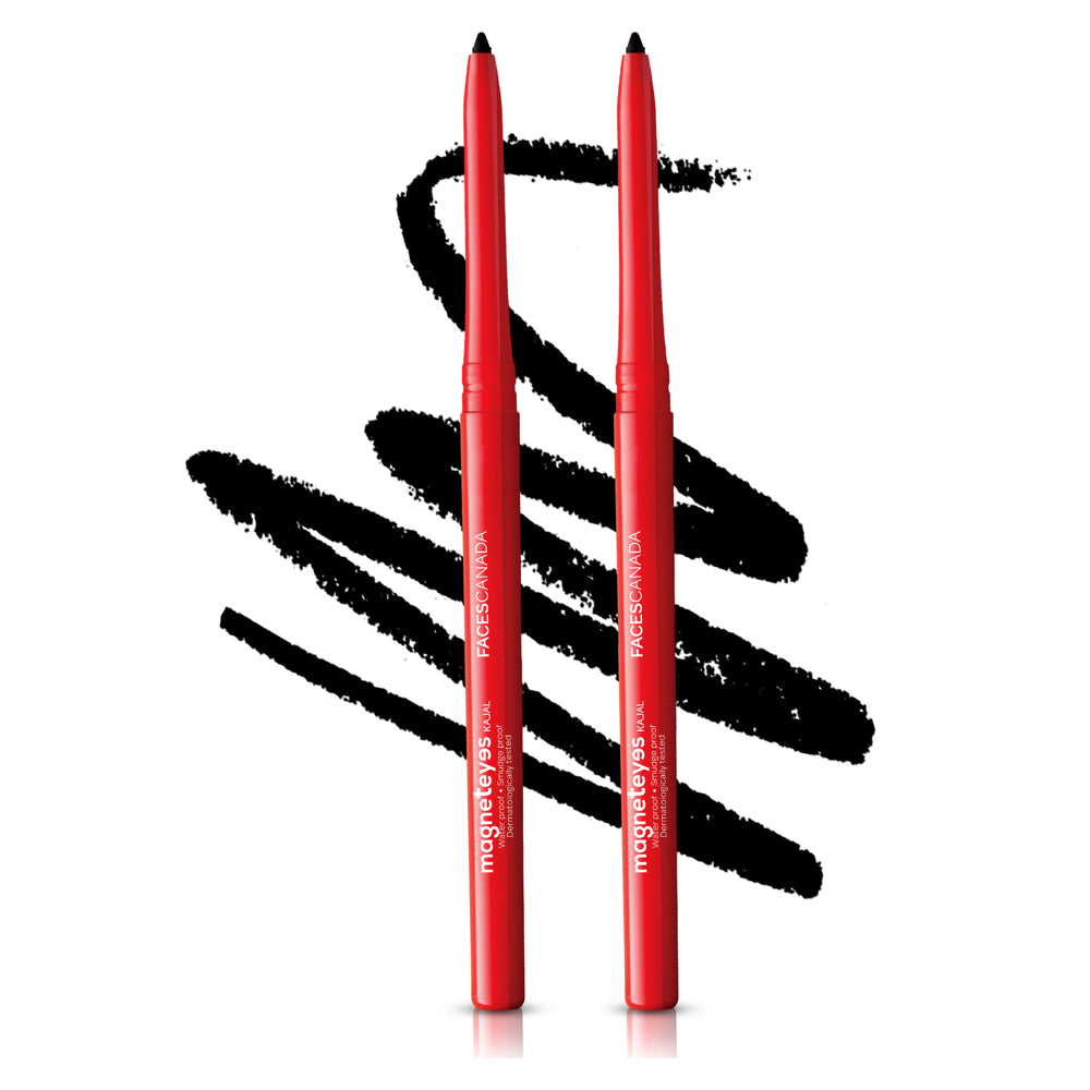 Faces Canada Magneteyes Kajal 2 In 1 - Black - 0.7 g