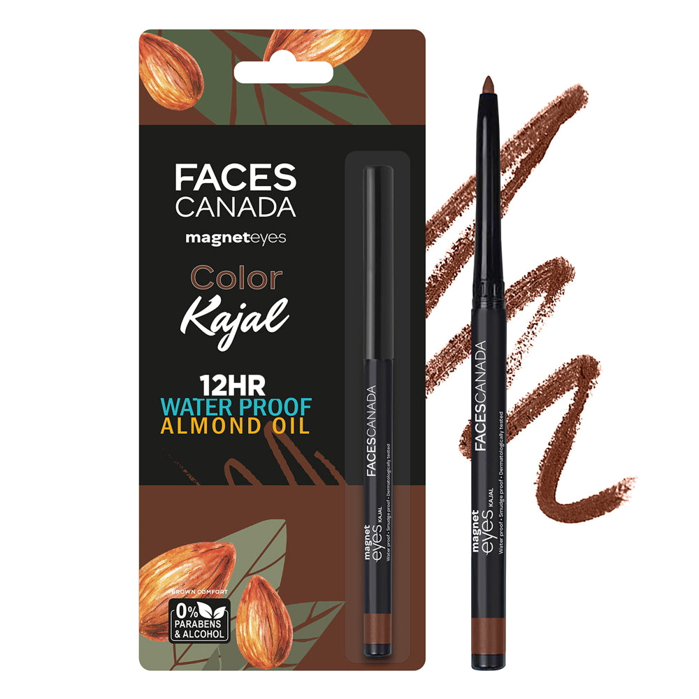 Faces Canada Magneteyes Kajal - Brown Comfort - 0.30 g