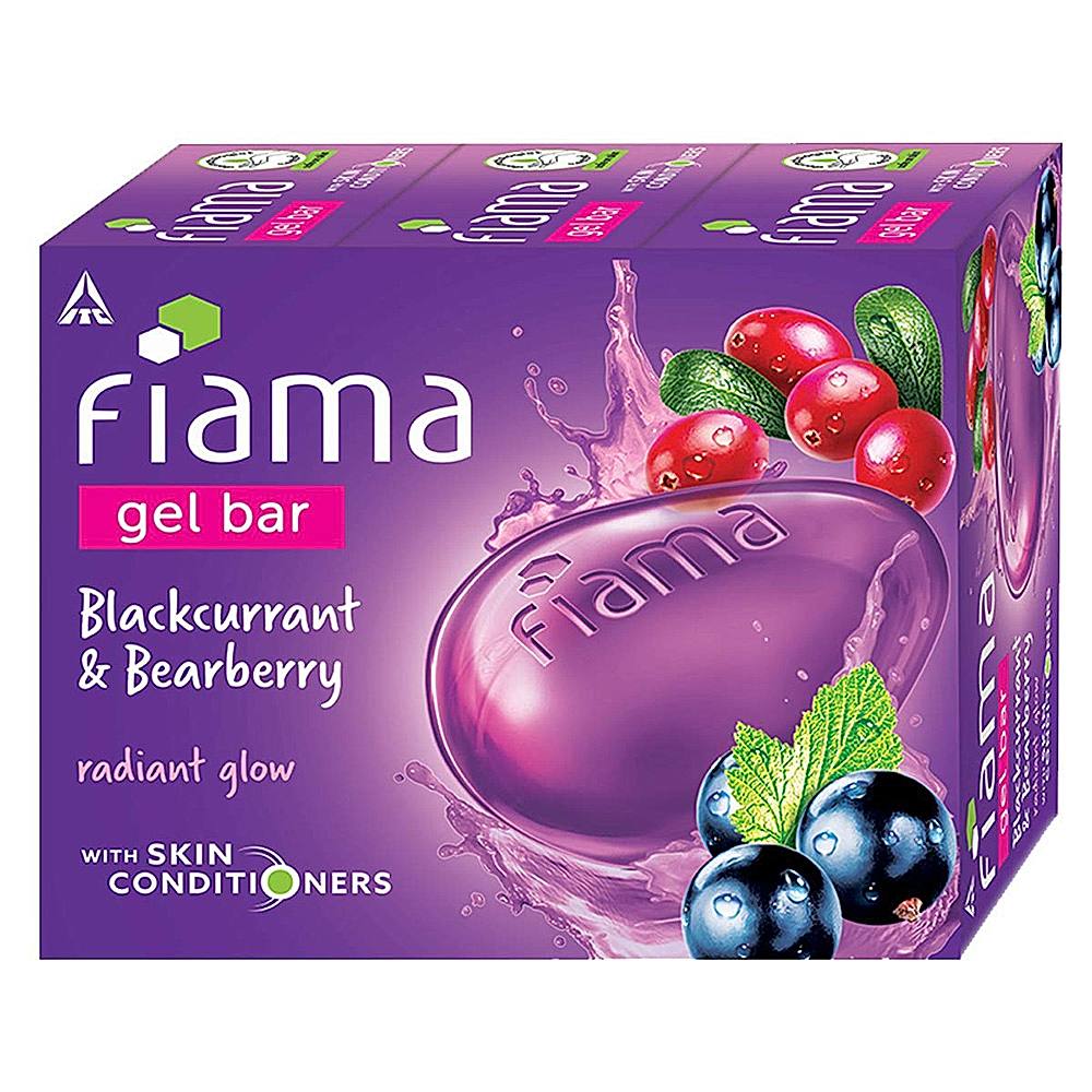 Fiama Blackcurrant & Bearberry Bar - 125 g x 3 U