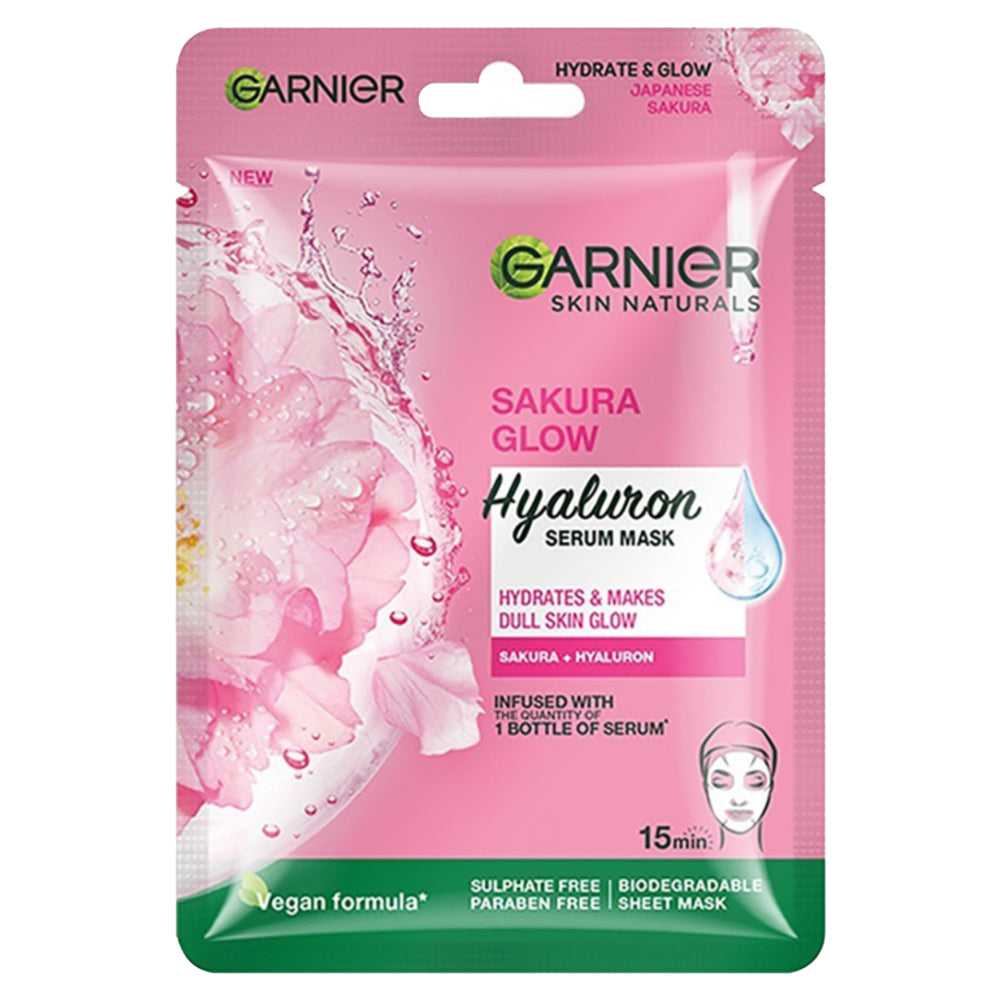 Garnier Japanese Sakura Serum Tissue Mask - 28 g