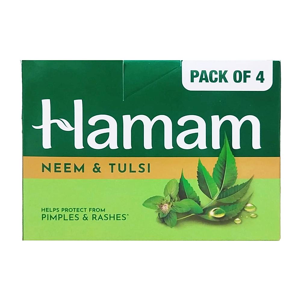Hamam Neem & Tulsi Soap - 150 g x 4 U