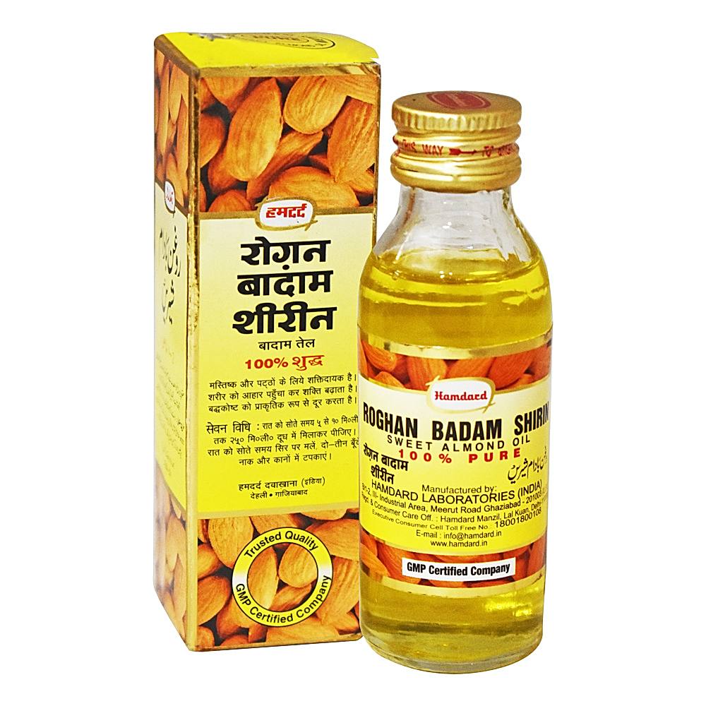 Hamdard Roghan Badam Shirin Sweet Almond Oil - 50 ml