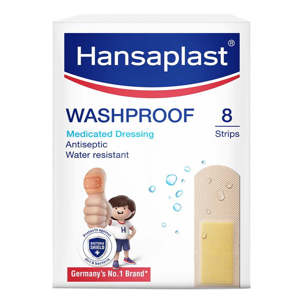 Hansaplast Washproof Medicated Dressing - 8 U