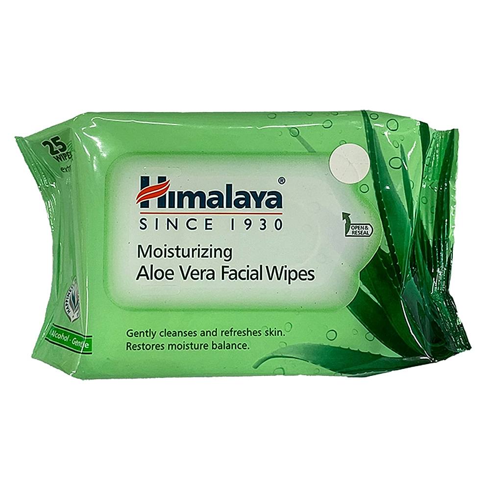 Himalaya Moisturizing Aloe Vera Facial Wipes - 25 U