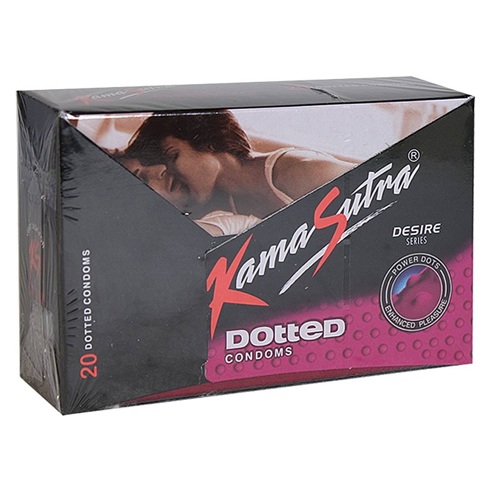 Kamasutra Dotted Condoms - 20 U
