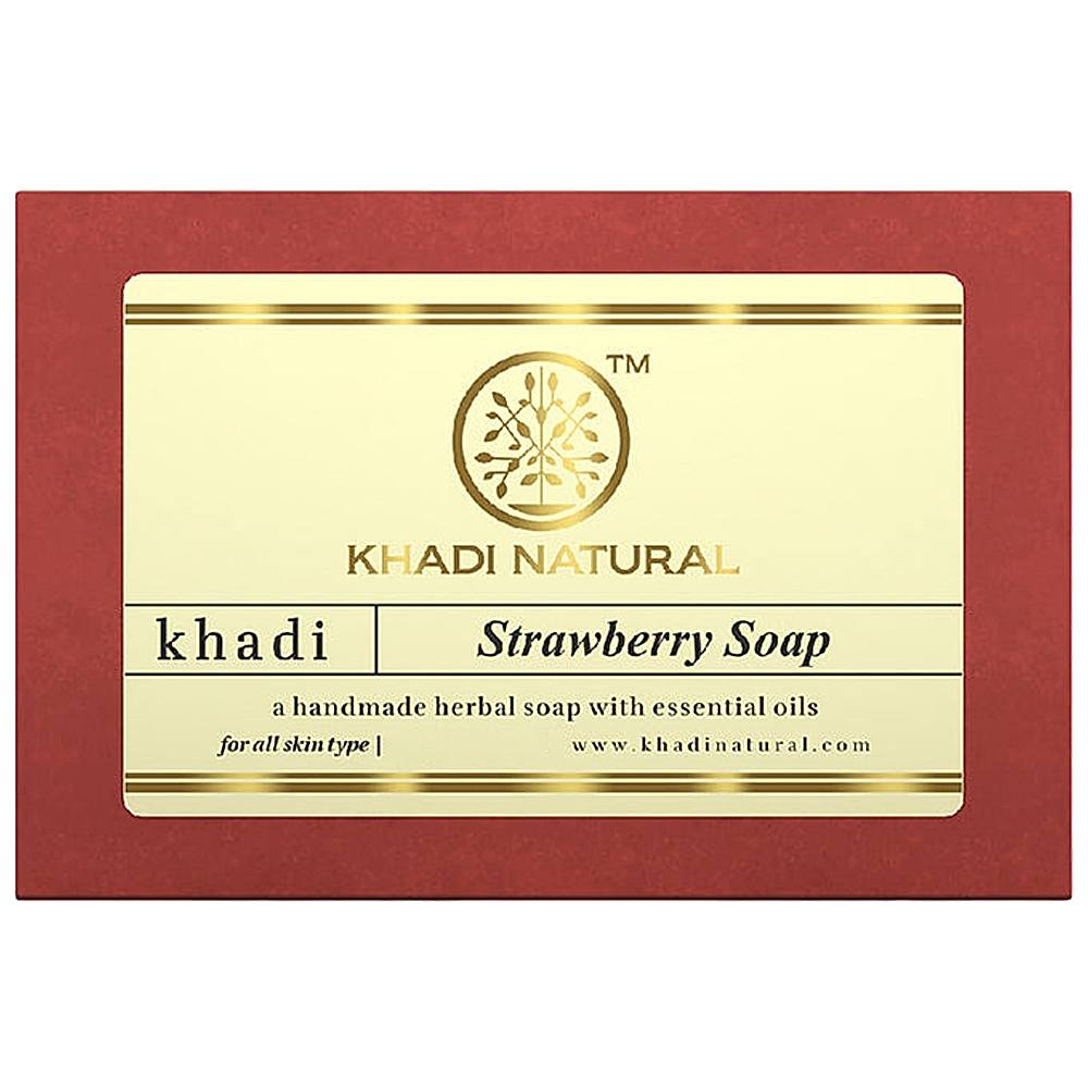 Khadi Natural Strawberry Soap - 125 g