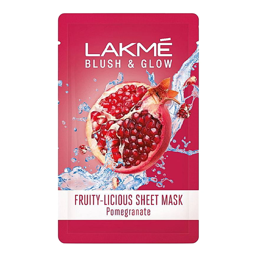 Lakme Blush & Glow Pomegranate Sheet Mask - 20 ml