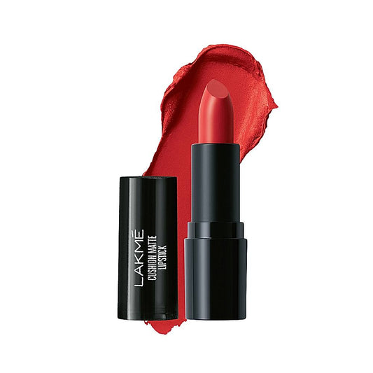 Lakme Cushion Matte Lipstick - Red Orchid - Red Blaze