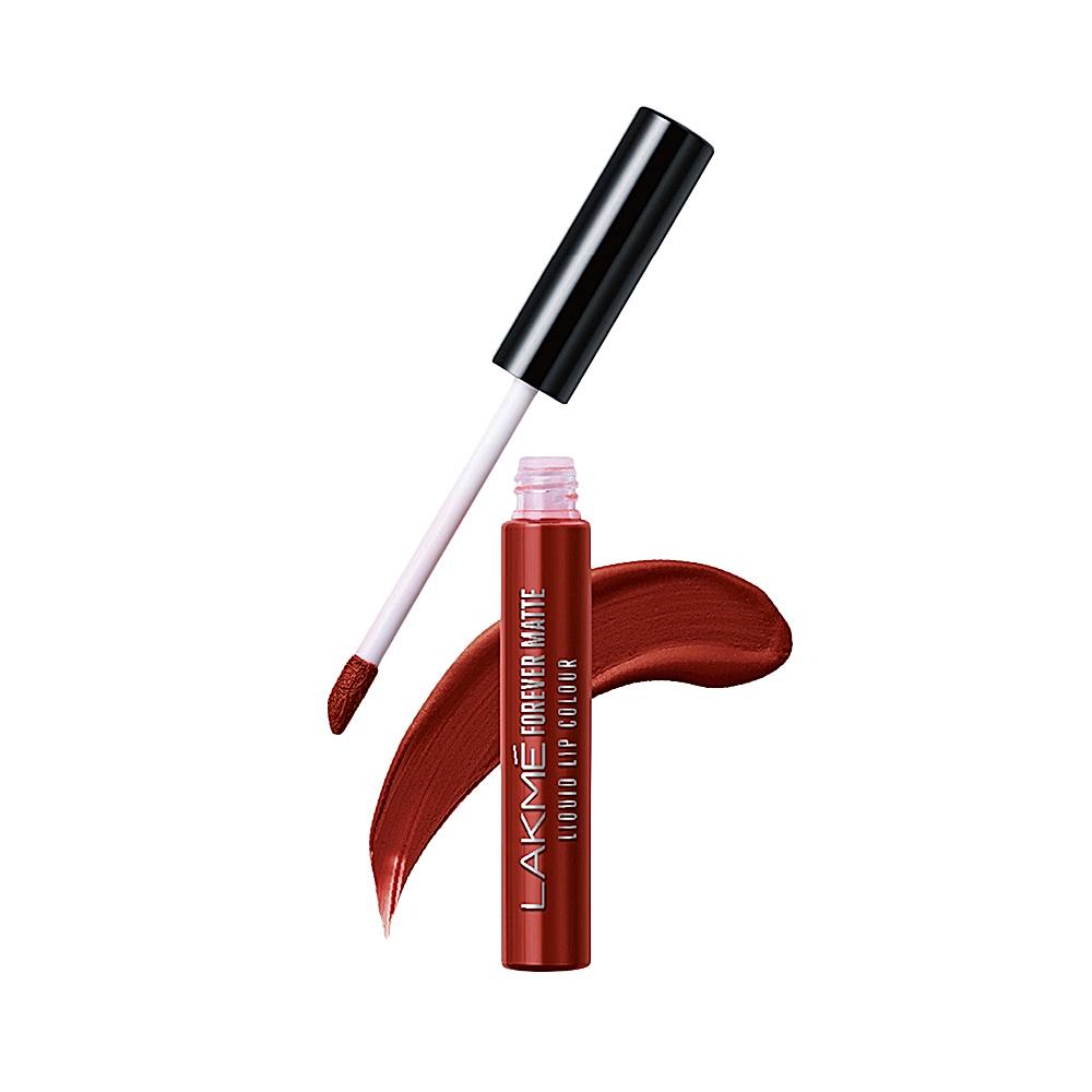 Lakme Forever Matte Liquid Lip Colour - Pink Prom - Red Cherry