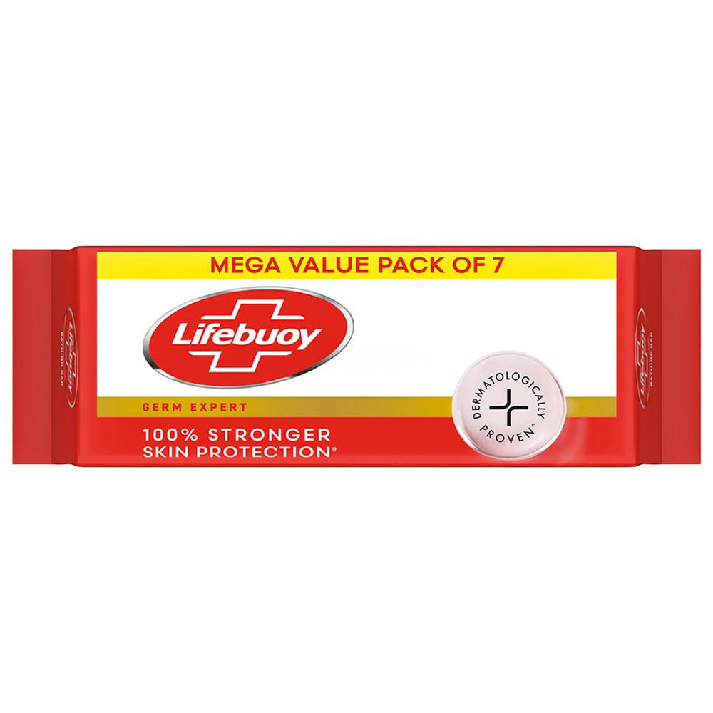 Lifebuoy Germ Guard+ Soap - 125 g x 7 U