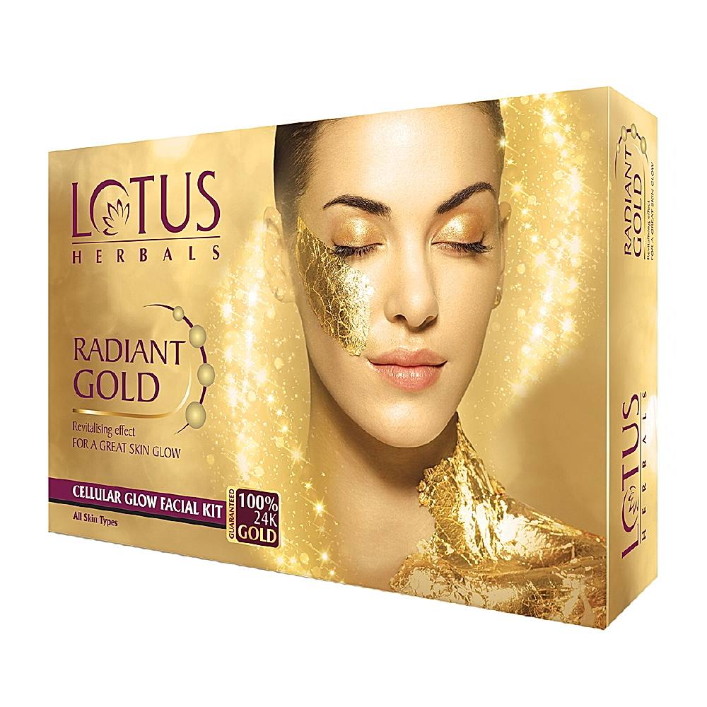 Lotus Herbals Radiant Gold Facial Kit - 1 U