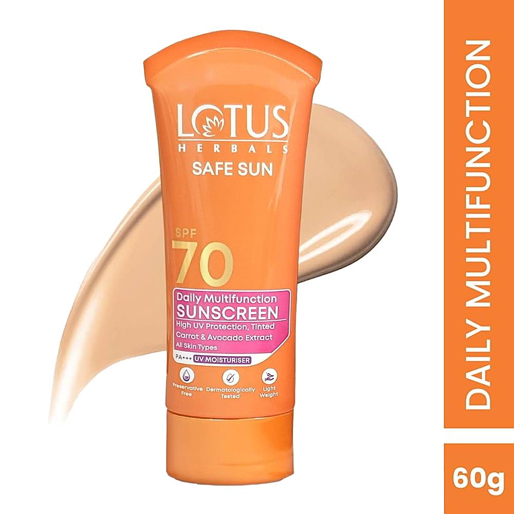 Lotus SPF-70 Daily Multifunction PA+++ Sunscreen - 60 g