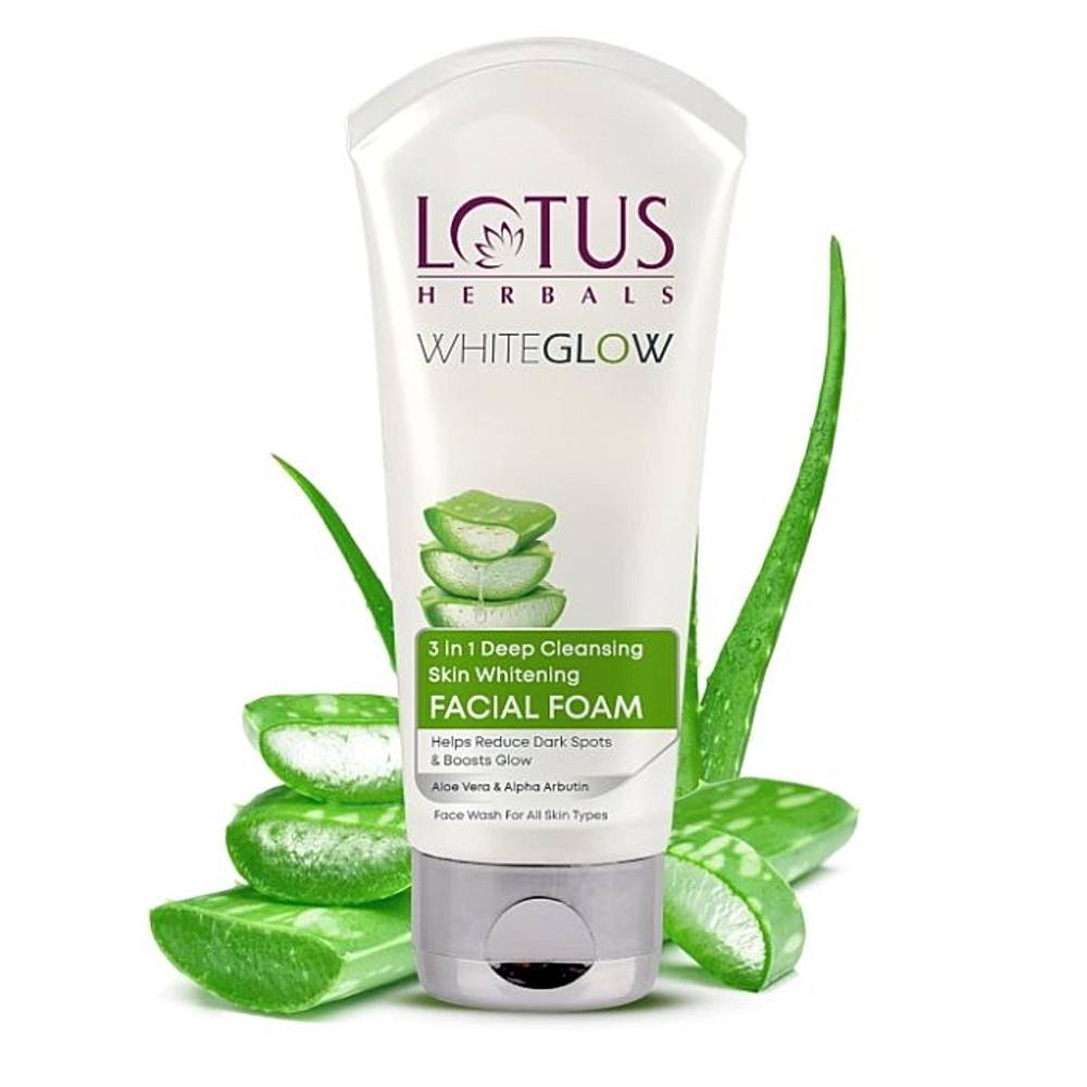 Lotus Whiteglow 3 In 1 Deep Cleansing Whitening Facial Foam - 100 g