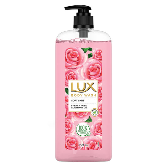Lux Body Wash French Rose & Almond Oil - 750 ml