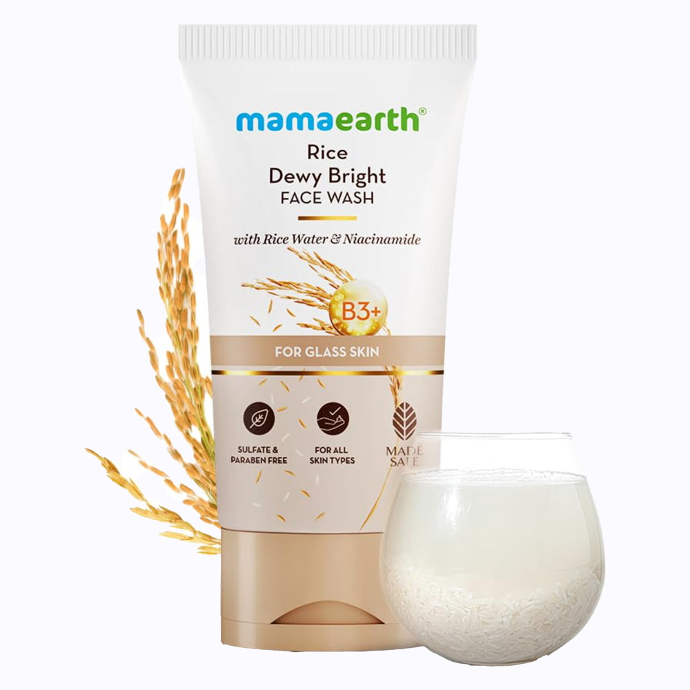 Mamaearth Rice Face Wash With Rice Water & Niacinamide - 150 ml