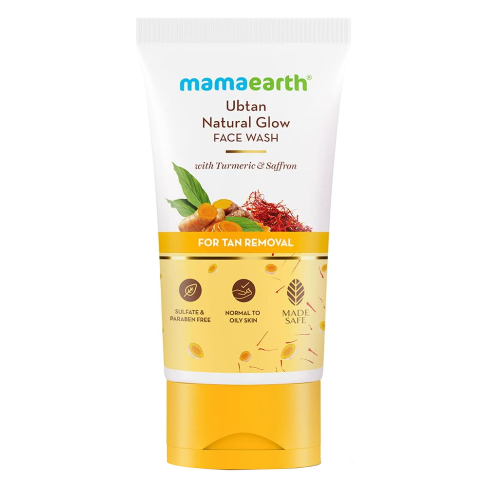 Mamaearth Ubtan Face Wash For Tan Removal - 150 ml