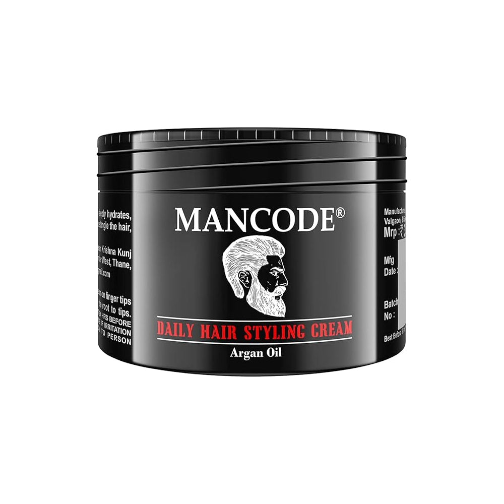 Mancode Daily Hair Styling Cream Argan Oil - 100 g