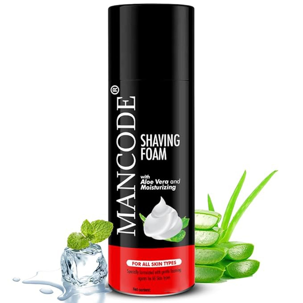Mancode Shaving Foam With Aloe Vera & Moisturizing - 500 ml