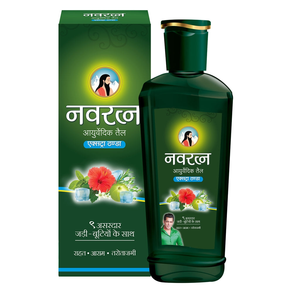 Navratna Extra Thanda Ayurvedic Oil - 300 ml