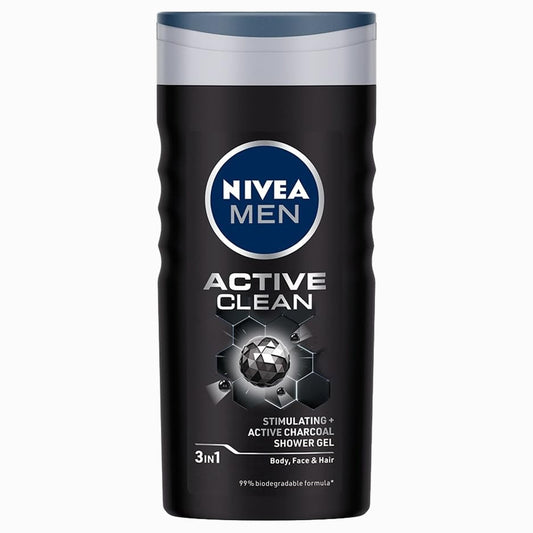Nivea Active Clean Shower Gel - 250 ml