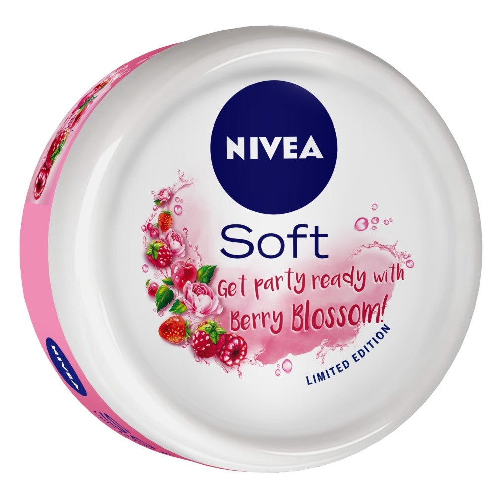 Nivea Soft Berry Blossom Moisturising Cream - 100 ml