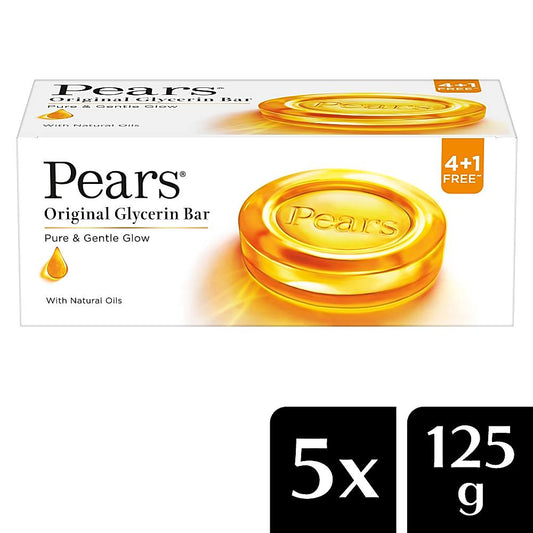 Pears Pure & Gentle Bathing Bar - 125 g x 4 U